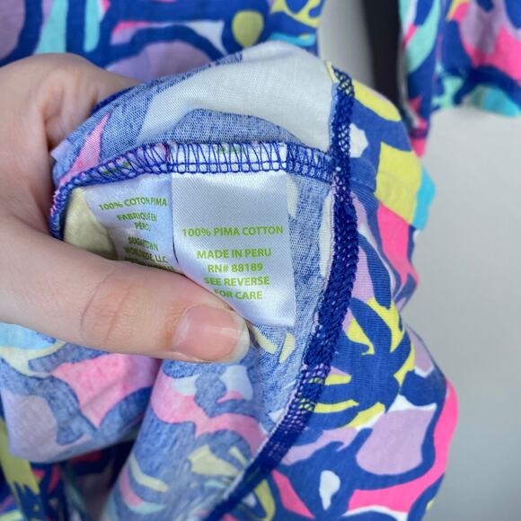LILLY PULITZER Palmetto Dress Catwalkin Print Preppy Coastal Size Small - Picture 5 of 7